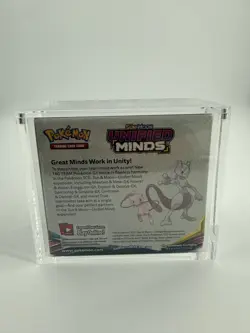 POKEMON TCG SUN & MOON UNIFIED MINDS SEALED BOOSTER BOX WITH ACRYLIC CASE - Image 2