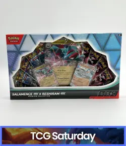 POKEMON TCG SALAMENCE EX & RESHIRAM EX PREMIUM COLLECTION SEALED BOX - Image 1