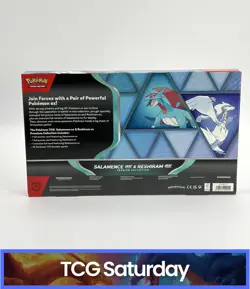 POKEMON TCG SALAMENCE EX & RESHIRAM EX PREMIUM COLLECTION SEALED BOX - Image 2