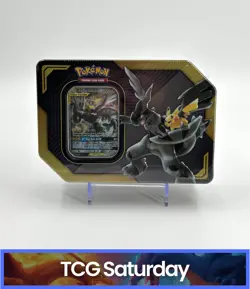 POKEMON TCG PIKACHU & ZEKROM GX TAG TEAM SEALED TIN - Image 1