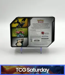 POKEMON TCG PIKACHU & ZEKROM GX TAG TEAM SEALED TIN - Image 2