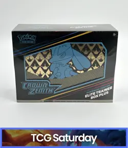 POKEMON CENTER TCG CROWN ZENITH ELITE TRAINER BOX PLUS SEALED BOX - Image 1