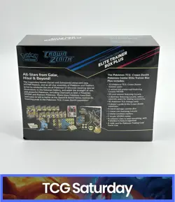 POKEMON CENTER TCG CROWN ZENITH ELITE TRAINER BOX PLUS SEALED BOX - Image 2
