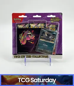 POKEMON MEGA EVOLUTION ASCENDED HEROES TECH STICKER COLLECTION SEALED HANGER - Image 1