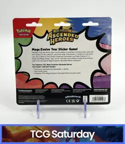 POKEMON MEGA EVOLUTION ASCENDED HEROES TECH STICKER COLLECTION SEALED HANGER - Image 2