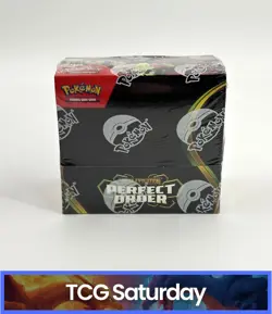 POKEMON TCG MEGA EVOLUTION PERFECT ORDER SEALED BOOSTER BOX - Image 1