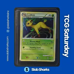 2011 POKEMON CALL OF LEGENDS #13/95 LEAFEON HOLO - Image 1