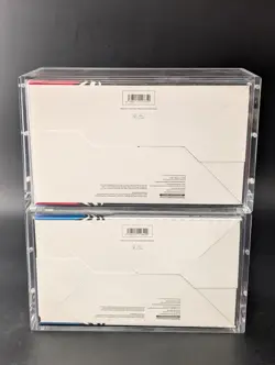 2x Pokemon Black Bolt White Flare Sealed Booster Bundle Display Case W/Acrylic - Image 2