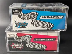 2x Pokemon Black Bolt White Flare Sealed Booster Bundle Display Case W/Acrylic - Image 4