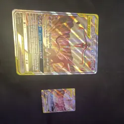 Pokemon Espeon & Deoxys GX TAG TEAM SM240 Holo Oversized & Standard Card Lot - Image 1