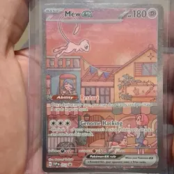 Pokemon Mew ex 053 Promo Full Art Holo Sv: Scarlet & Violet 180 HP 2023 - Image 1