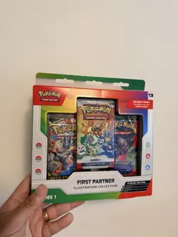 Pokemon TCG First Partner Illustration Collection Series 1 Factory Sealed Box - Image 1