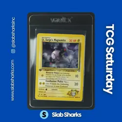2000 POKEMON GYM HEROES 1ST EDITION #50/132 LT. SURGE'S MAGNEMITE - Image 1