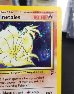 [NM](D) English Ninetales Base Set 2 13/130 Holo Rare Stage 1 80 HP Pokemon - Image 4