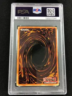 Yugioh 2003 Injection Fairy Lily 1st LOD-100 PSA 9 Secret Rare - Image 2