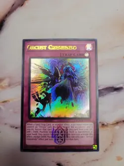 MISPRINT Yu-Gi-Oh Orcust Crescendo 1st Edition Ultra Rare BLMM-EN098 NM - Image 1