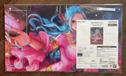 ONE PIECE Card Game Official Playmat Nefertari Vivi + Promo Card Sealed Limited - Image 1