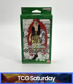 ONE PIECE TCG WORST GENERATION STARTER DECK ST 02 SEALED BOX - Image 1