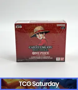 ONE PIECE CARRYING ON HIS WILL OP-13 ENGLISH SEALED BOOSTER BOX - Image 1