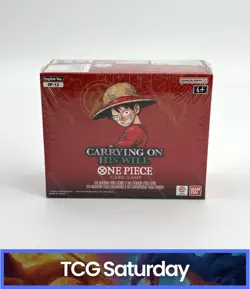 ONE PIECE CARRYING ON HIS WILL OP-13 ENGLISH SEALED BOOSTER BOX - Image 1