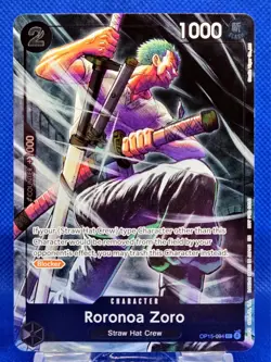 Roronoa Zoro OP15-094 UC Full Art | Foil| Adventure on Kami's Island | One Piece - Image 1