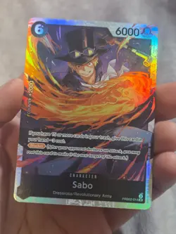 One Piece Premium Booster The Best Vol 2 Sabo PRB02-14 Super Rare NM - Image 2