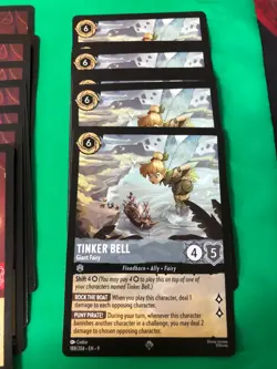 Tinker Bell - Giant Fairy Fabled 4x x4 Disney Lorcana Playset - Image 1