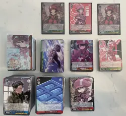 Weiss Schwarz - SAO Gun Gale Online #2 Lot / Near Complete Playset with Foils! - Image 1
