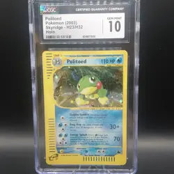 Politoed Skyridge Holo Rare H23/H32 CGC 10 Pokemon Card 2003 - Image 1