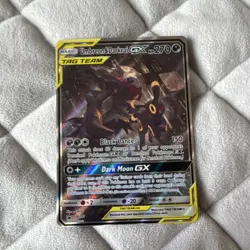Pokemon Umbreon & Darkrai GX SM241 Tag Team Holo SM Promo Card English - Image 1