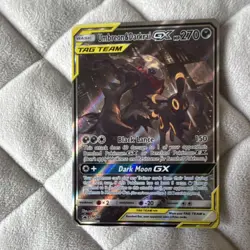 Pokemon Umbreon & Darkrai GX SM241 Tag Team Holo SM Promo Card English - Image 3