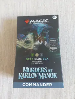 MtG: Murders at Karlov Manor - Commander Deck - Deep Clue Sea - NEW/SEALED - Image 1