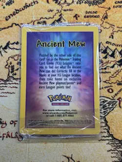 Pokemon Ancient Mew 2000 Movie Promo Card Factory Sealed - Image 2