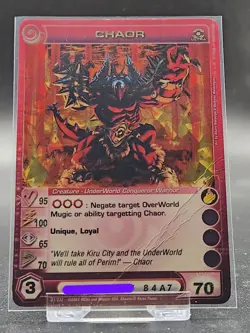 Chaotic card : CHAOR Premium Edition Ultra Rare Creature Dmg - Image 1
