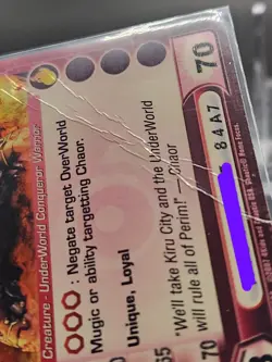 Chaotic card : CHAOR Premium Edition Ultra Rare Creature Dmg - Image 3
