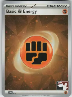 Pokemon TCG Basic Fighting Energy - (Cosmos Holo) Common Prize Pack Series Cards - Image 1