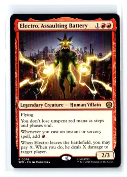 MTG: THE GATHERING ELECTRO, ASSAULTING BATTERY 76 PRERELEASE CARDS NM/M NON FOIL - Image 1