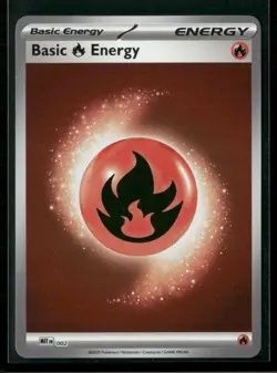 Basic Fire Energy 002 Holo Common Prize Pack Series Cards Pokemon Holo Near Mint - Image 1