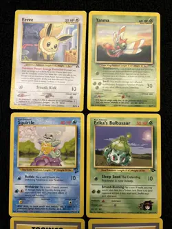Pokemon Vintage - Common Rare Cards - 6x Card Lot - WOTC 1999 Old Bundle Set - Image 2