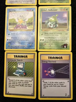 Pokemon Vintage - Common Rare Cards - 6x Card Lot - WOTC 1999 Old Bundle Set - Image 3