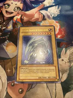 Blue-Eyes White Dragon - DIK-P001 *Portuguese* Ultra Rare 1st ed HP Yugioh Card - Image 4