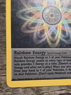 Pokemon Card - Rainbow Energy Team Rocket 80/82 Rare - Image 2
