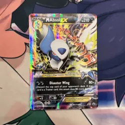 Pokemon TCG M Absol EX XY63 XY Black Star Promo Card Near Mint Condition - Image 1
