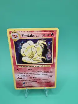 Pokemon Ninetales Evolutions Holo Rare 15/108 100 HP English TCG Card 2016 - LP - Image 1