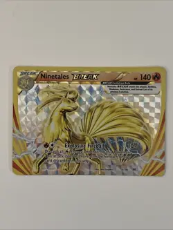 Pokemon XY Evolutions Ninetails Holo Rare Card 16/108 Break LP - Image 2