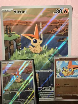Victini Pokemon Card Lot (4 Cards) – Jumbo Promo 208, Holo & Poke Ball + Code - Image 3