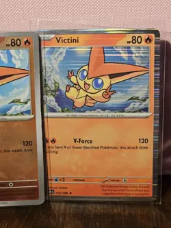 Victini Pokemon Card Lot (4 Cards) – Jumbo Promo 208, Holo & Poke Ball + Code - Image 5