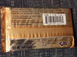 Harry Potter Trading Card Game Booster Pack-Sealed-Advanced level (2001) 742818140294 - Image 2