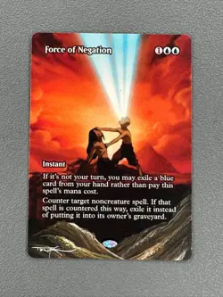 Force of Negation MTG Avatar: The Last Airbender Hand Painted Altered Art Tentz - Image 3