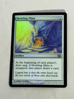MTG FOIL Howling Mine 8th Edition Magic the Gathering - Image 1